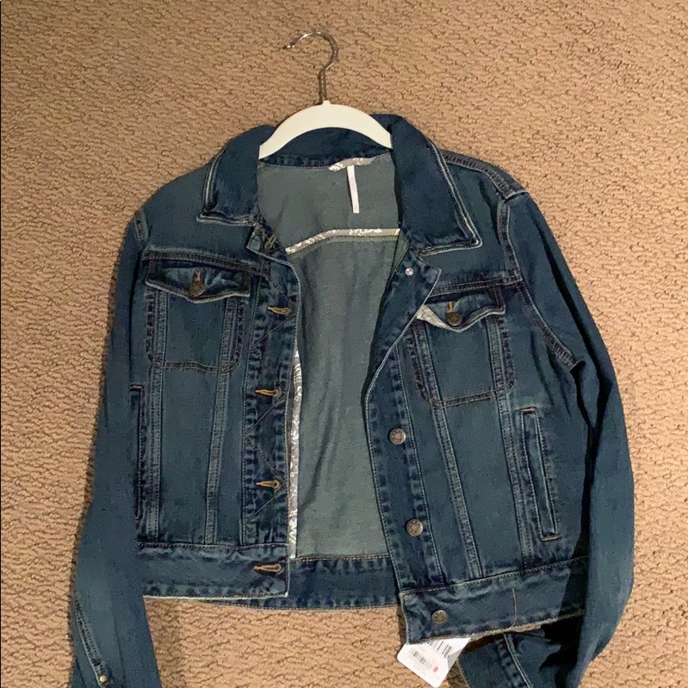 Free people denim jacket NWT - never worn